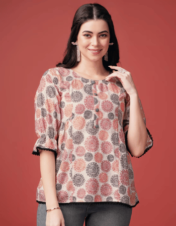 Women's Printed A-Line Top