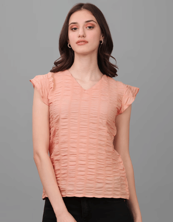 Women's Straight V Neck Top